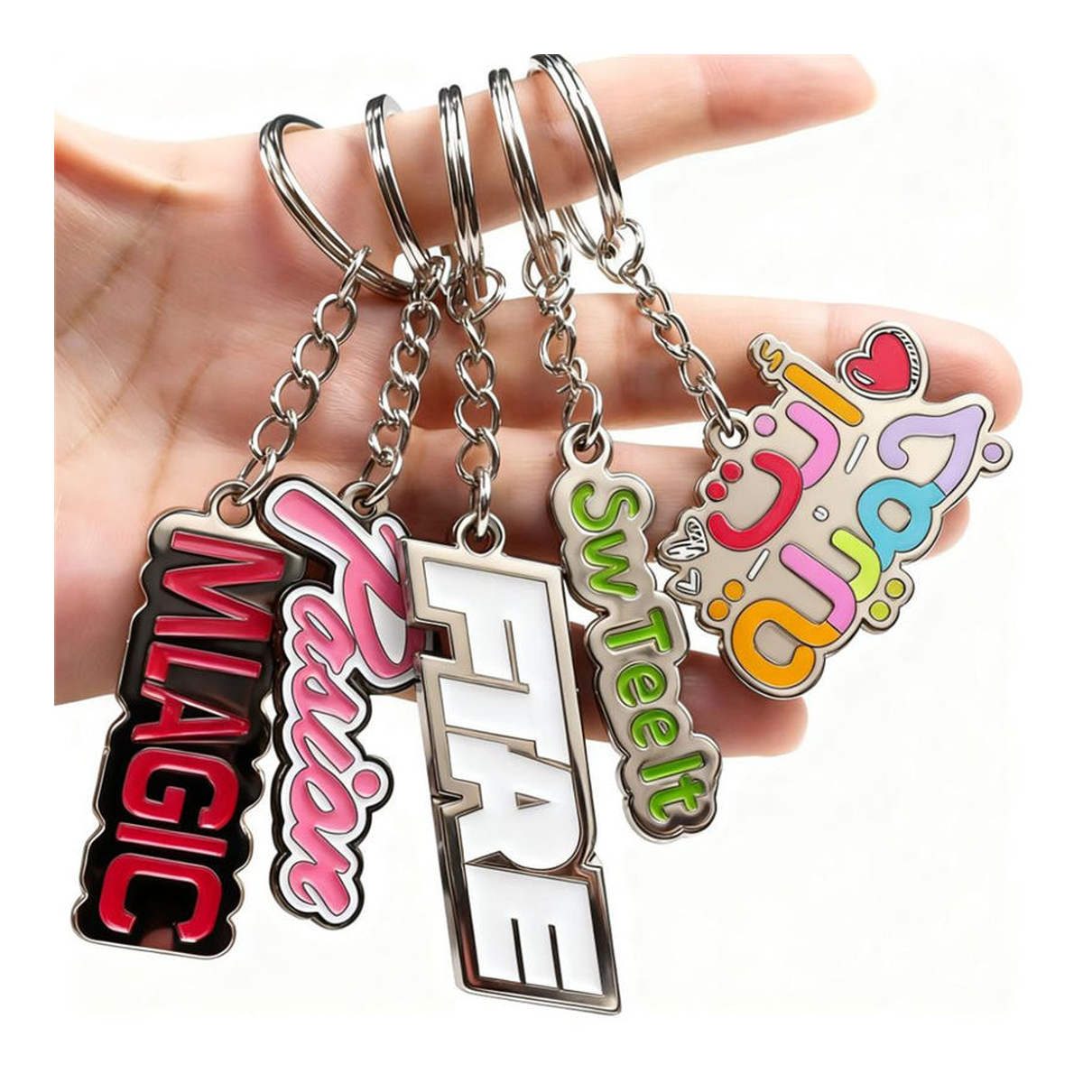 Custom Enamel Metal Keychain