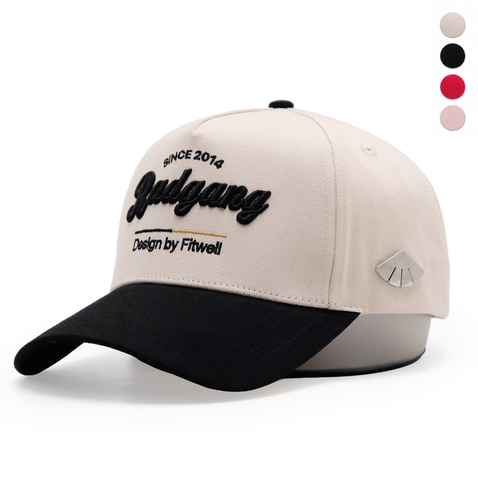Cotton Two-Tone Embroidered Cap